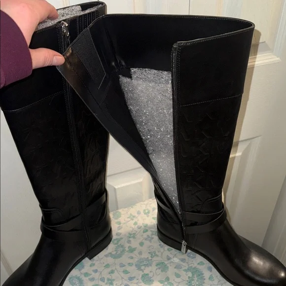 Michael Kors Black Over the Knee Boots - Picture 5 of 7